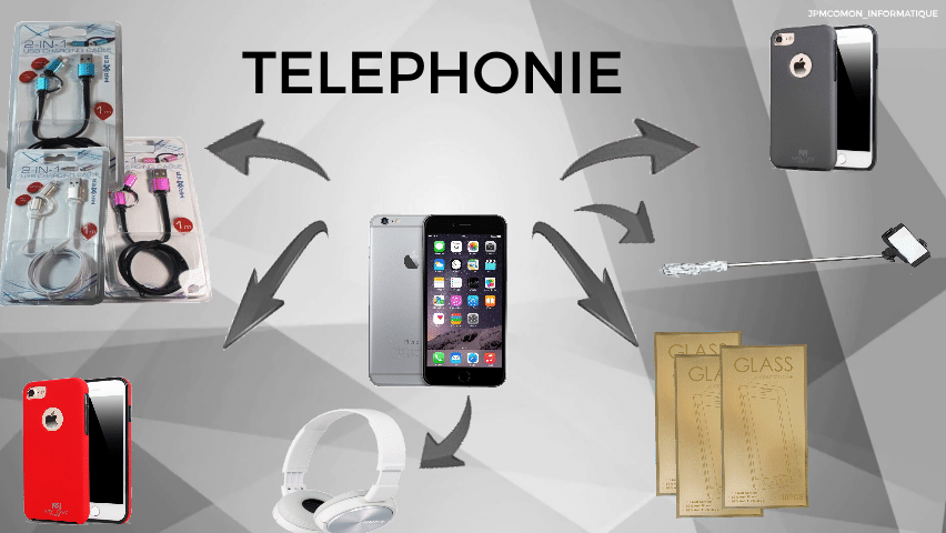 Téléphones, portables, téléphonie, iphone, Jpmcomon, écran de verre, accessoires mobiles, saint brieuc